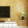 Wallpapers 10m luxo estilo europeu não tecido papel de parede tv fundo decoração clássico 3d em relevo rolo de papel de parede estofamento