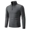 Men's Sweaters Men V-neck Sweater Long Sleeved Pullovers Hip Hop Turtleneck Polo Shirt Fashion Winter Cashmere