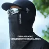 Fietsen Caps Maskers 1pc Zomer Ijs Zijde Zonnebrandcrème Hoofddeksels Motorhelm Gevoerde Kap Uitrusting Fiets Hoofddeksel Tactische Cap Vissen 230922