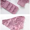 Bras Sets Logirlve Comfort Seamless Bra And Sexy Panties Backless Wireless Set Underwear For Girls Push Up Bra Lace Women Lingerie Sets Q230922