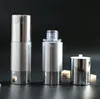 Gold Silver Empty Airless Pump Bottles Mini Portable Vacuum Cosmetic Lotion Treating Travel Bottle 10st For ZZ