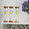 Party Favor 50st 3 minuter Sandglas Sand Glass Hourglass Home Kitchen Timer Clock Present Decor Birthday Presents SN469