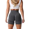 Pantalones cortos activos NVGTN Mujeres sin costuras Scrunch Entrenamiento Talle alto Intensificar correr Yoga Gimnasio