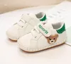 Zapatos de bebé Little Bear, zapatillas de deporte de PU con cordones para niños recién nacidos y niñas de 0 a 18 meses