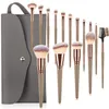 Make-up-Pinsel-Werkzeuge, 7/10/15 Stück, professionelle Tasche, Foundation, Wimpern, Augenbrauen, Lidschatten, Kosmetik, Make-up-Werkzeug 230922