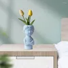 Vazolar Kuzey Avrupa tarzı modern seramik erkek ve kız vazo sanat dekorasyonu ev oturma odası yatak odası