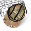 Kawałki kulkowe deskorolki Camo Baseball Baseball Pełna zamknięta rozmiar Plus duży ciężarówek Bill Hip Hop Plain Men Snapback Puste Flat Visor