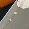 18K vergulde designer kettingen armbanden voor vrouwen Correct merklogo Cirkel Mode roestvrijstalen geschenk Luxe kwaliteitsgeschenken Familiepaar