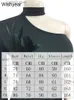 Basic Casual Jurken jaar 2023 Veren Asymmetrische Eén-schouder Lange Mouw Bodycon Mini-jurk Winter Verjaardag voor Vrouwen Sexy Rode Feestjurk T230922