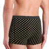 Sous-vêtements Gold Dot Sous-vêtements Polka Dots Funny Boxer imprimé pour hommes Pochette 3D Grande taille Trunk