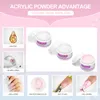 Nail Art Kits Acrylic Kit with Glitter Powder Liquid Monomer for Nails Professional Set Brush Manicure Tools US Warehouse 230921