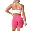 Yoga Outfit Pantaloni attivi Nvgtn Pantaloncini Pro senza cuciture Spandex Donna Fitness Elastico Traspirante Sollevamento dell'anca Sport per il tempo libero Corsa Drop De Dhzoe