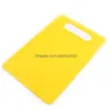 Chopping Blocks Nonslip Plastic Chop Board Food Cutting Block Mat Tool Kitchen Cook Supplies 20220901 E3 Drop Delivery Home Garden D Dhdtx