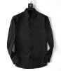 LUXURYSURY PROJEKTORY SURET SHIRT MASEWEAR SPOŁECZEŃSTWO MODZINEK Black Men Solid Color Busines