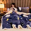 Battaniyeler Midsum kış battaniyeleri ve atar Sıcak kalın yatak battaniyesi ev ağırlıklı battaniye için çift kişilik yatak ağır kabarık çocuklar için