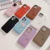 Slim Litchi Leather Matte Card Holder Wallet Case For iPhone 15 Pro Max 14 13 12 11 XS XR X 8 7 Plus antislip Soft Touch Phone Cover Funda