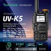 Walkie talkie quansheng-walkie-talkie porttil UV K5 Radio Bidireccional UHF VHF Am FM 128 Canales Cable de tpie-C libre Ham inalmbri HKD230922