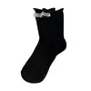 Women Socks Pearls Sweet Roll Cuffs Ankle Dress Japanese Calf