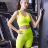 Yoga Outfit Femmes Sport Soutien-gorge Top Push Up Sous-vêtements de fitness Hauts de sport pour gilet de course respirant Gym Wear Femme