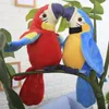 Plush Doll Repeats What You Say Electric Talking Parrot Plush Toy Soft Stuffed Animal Doll Interactive Toys For Kids Birthday 230922