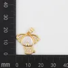 Chaînes Belle Crystal Mignon Lucky Elephant Pendentif Naturel Shell Charm Collier pour les femmes Cadeau de la mer de Dieu