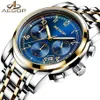 AESOP mode hommes montres Top marque de luxe saphir hommes montres à Quartz en acier inoxydable mâle horloge hommes Relogio Mascul211a