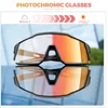 Utomhus Eyewear Kapvoe Red P Ochromic Cycling Glasses Men MTB Sunglasse Road Bicycle UV400 230921