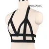 Suspenders HANAERNES Party Favor Punk Clothes Women Lingerie Party Dance Pastel Goth Bustier Crop Top 230921