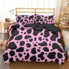 Ensembles de literie Leopard Set Impression 3D Housse de couette Polyester 2 / 3pcs avec taie d'oreiller sans drap Chaleur d'hiver pour adolescents garçons filles adultes 230921