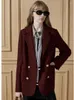 Women's Vests Blazer Elegant Casual Herringbone Pattern Coat 2023 Arrival In Coats & Jackets