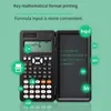 Calculatrices Calculatrice scientifique avec bloc-notes LCD 991MS 991ES Calculatrice solaire pliable portable professionnelle pour étudiants et bureau 230922