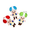 Plush Keychains Wholesale 30pcs/lot Cute 12cm Anime Mushroom man Stuffed Plush Toy Christmas Gifts Pendants Keychain for Children 230921