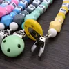 Baby Personalized Pacifier Clips Silicone Pacifier Chains Teether Teething Chain Nipple Clip Chew Toys