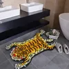 Dywany 3D Tufting Tiger Dywan miękki pluszowy bez poślizgu mata kąpielowa matka z kępka mata podłogowa zwierzęta salon dywan dekoracje domowe padka nocna 230922