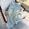 Frauen Jeans 2023 Ripped Baggy Denim Hosen Hohe Taille Lose Koreanische Y2k Streetwear Weibliche Vintage Blau Breite Bein Hosen kleidung