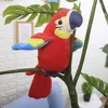 Plush Doll Repeats What You Say Electric Talking Parrot Plush Toy Soft Stuffed Animal Doll Interactive Toys For Kids Birthday 230922