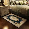 Carpets European Style Chenille Carpet Bedroom Living Room Flower Floor Mat