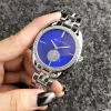 2023 nova moda marca de luxo relógios feminino menina estilo cristal metal banda aço quartzo com logotipo relógio venda quente frete grátis atacado relógio