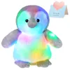 Bambole di peluche 33 cm LED Luce bambola di peluche morbido carino incandescente luminoso animali di peluche per ragazze regalo di compleanno cuscini di peluche per dormire 230921