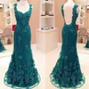 فساتين السهرة في العنق 2020 انقسام الجانب العالي المستحضر الطويل Vestidos de Fiesta Aso Ebi Prom Dress