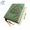 Dekorativa objekt Figurer Charmed Book Of Shadows Retro Green Cover Ancient Stories Bound Journal 350 sidor Spellbook Magic Gift 230922