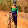 Conjuntos de jersey de ciclismo XAMA Wear Primavera Otoño Pantalones de manga larga para mujer Traje de triatlón Lycra 20D Gel 230922