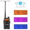 Walkie Talkie 2022 Baofeng UV-5R III Трехдиапазонная двойная антенна Walkie Talkie VHF 136-174 МГц/220-260 МГц UHF 400-520 МГц Сканер любительских радиостанций UV5R UV 5R HKD230922