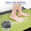 Bath Mats Bathroom Non-slip Mat Self Priming Silicone Mats PVC Rectangle Bath Artifact Foot Massage Cushion Sole Non-slip Shower Room Mats 230922