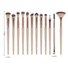 Makeup Brushes Tools LANJINGLIN 12pcs Tool Set Cosmetic Powder Eye Shadow Foundation Blush Blending Beauty Make Up Brush Maquiagem 230922