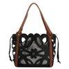 Designer -Tasche Hohlauslöschten Gemüse Basket Bag für Frauen 2023 Großkapazität Einkaufstasche eine Schulter tragbare Achselhöhlenmuttertasche Einkaufstasche Einkaufstasche