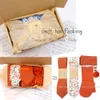 Neck Ties Viola Design Gift Box Packing Cotton Sock Tie Set Clip Pin Cufflinks Hanky Solid Floral Men Wedding Party Daily Cravat Accessory 231013