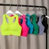 Yoga Outfit Femmes Sport Soutien-gorge Top Push Up Sous-vêtements de fitness Hauts de sport pour gilet de course respirant Gym Wear Femme