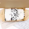 Neck Ties Viola Design Gift Box Packing Cotton Sock Tie Set Clip Pin Cufflinks Hanky Solid Floral Men Wedding Party Daily Cravat Accessory 231013