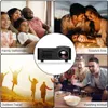 Projectors Projectors Mini Projector Hushåll Portable LED Projection Machine HD SMART Home Theatre Cinema UK Plug White 230331 L230921 L230923